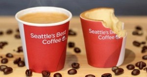 The world's first edible coffee cup made from CHOCOLATE The world's first edible coffee cup made from CHOCOLATE