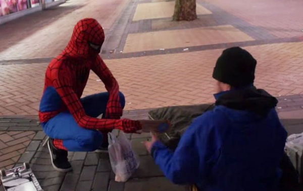 the anonymous Spider Man