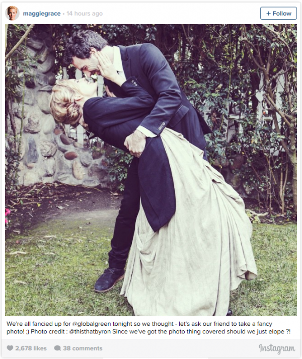 'Taken' star Maggie Grace is truly taken! 'Taken' star Maggie Grace is truly taken!