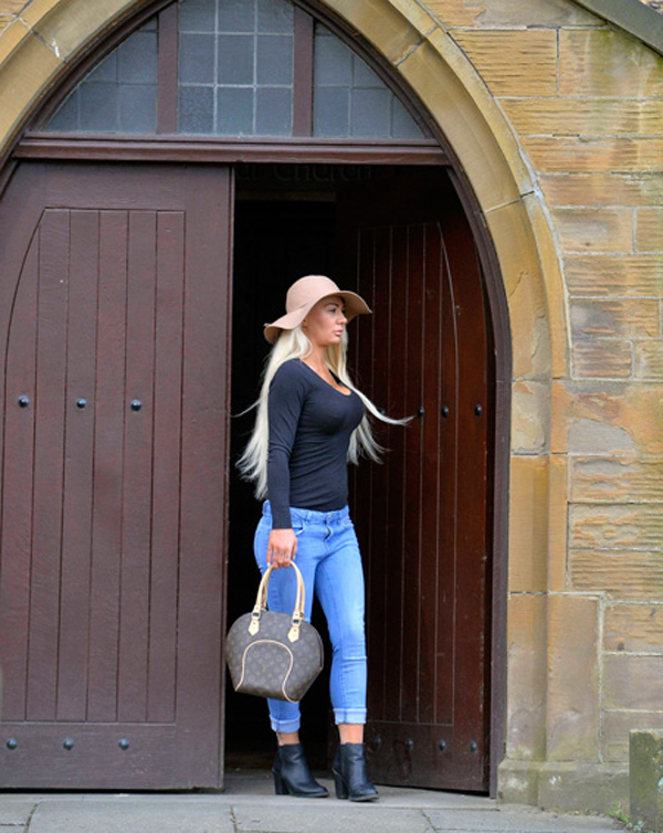 Josie Cunningham leaving the Church