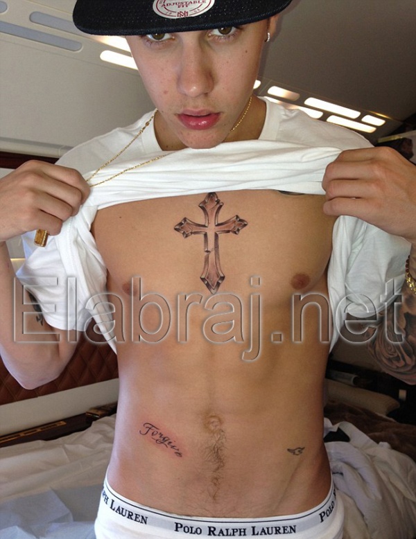 20 of Justin Bieber’s real Tattoos for his birthday next Sunday