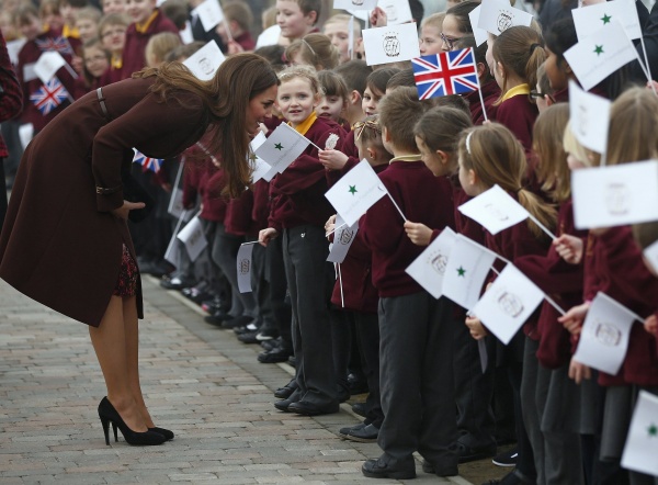 Princess Kate with childrens