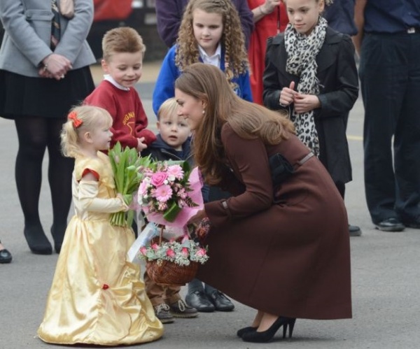 Princess Kate with kid Princess Kate with kid