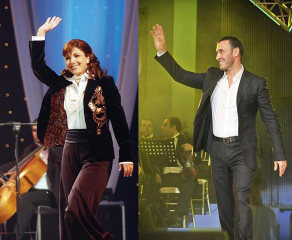 ماجدة الرومي وكاظم الساهر ماجدة الرومي وكاظم الساهر