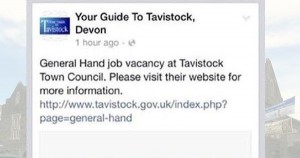 Town hall bosses post sexually misleading advert by mistake